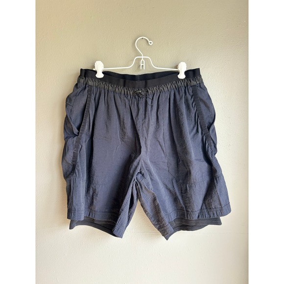 Nike Mens Running Shorts Lined Elastic Waist Pull-On Athletic Fit Navy Size XL - Picture 1 of 5